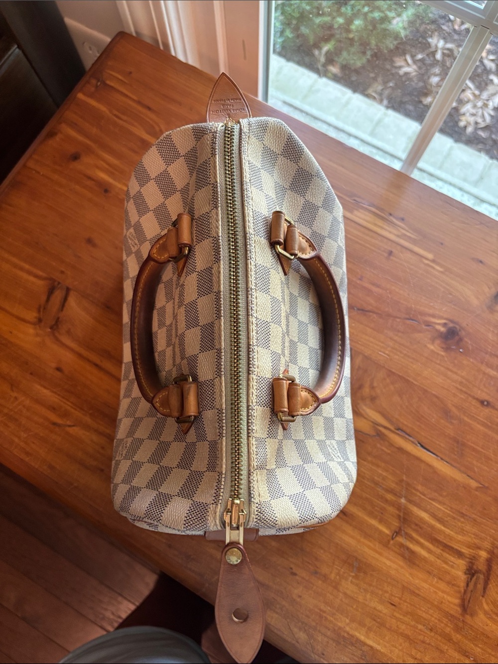 Louis Vuitton Speedy 25 in Damier Azur canvas - Picture 2 of 14